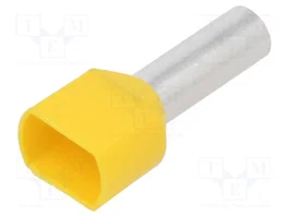 PANDUIT Terminal de manga aislada doble 6AWG amarillo