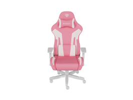 GENESIS Silla Gaming Nitro 710 Rosa y Blanco, Respaldo Ajustable, Reposabrazos 2D, Piel Ecológica, Cojín Lumbar y para Cabeza, 150 kg, NFG-1929