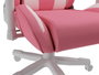 Genesis Nitro 710 Silla Gaming Ergonómica de Cuero Ecológico, Blanco, Rosa
