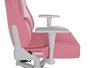 Genesis Nitro 710 Silla Gaming Ergonómica de Cuero Ecológico, Blanco, Rosa