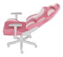 Genesis Nitro 710 Silla Gaming Ergonómica de Cuero Ecológico, Blanco, Rosa