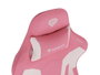Genesis Nitro 710 Silla Gaming Ergonómica de Cuero Ecológico, Blanco, Rosa