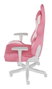 Genesis Nitro 710 Silla Gaming Ergonómica de Cuero Ecológico, Blanco, Rosa