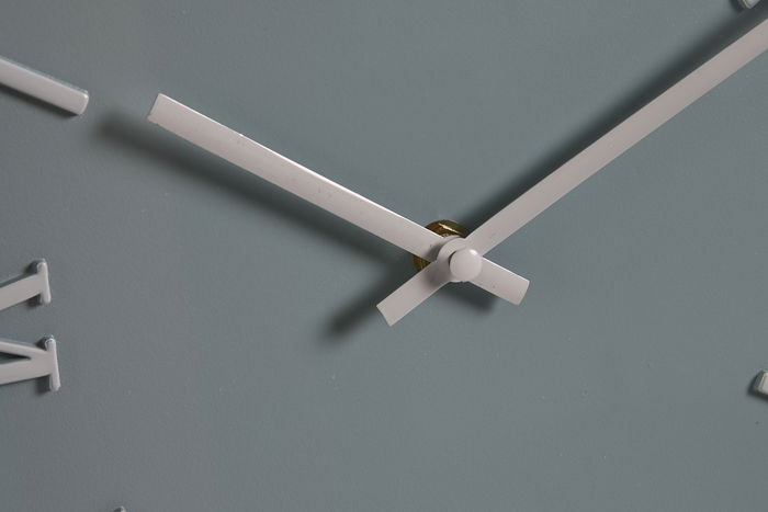 DKD Home Decor Reloj de Pared Azul Mostaza 4 x 30 x 30 cm (3 Unidades)