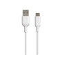 muvit for change cable USB a Tipo C 3A/27W 0.2m blanco