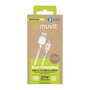 muvit for change cable USB a Tipo C 3A/27W 0.2m blanco