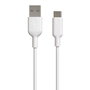 muvit for change cable USB a Tipo C 3A/27W 0.2m blanco