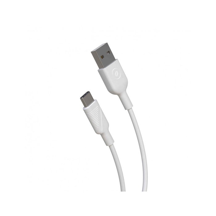 muvit for change cable USB a Tipo C 3A/27W 0.2m blanco