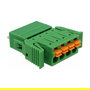 DeLOCK Terminal Block Set 65970, 4 Pines 3.81 mm para Placa de Circuito, Vertical, 24-12 AWG, -40 a 105 grados C
