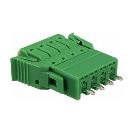 DeLOCK Terminal Block Set 65970, 4 Pines 3.81 mm para Placa de Circuito, Vertical, 24-12 AWG, -40 a 105 grados C
