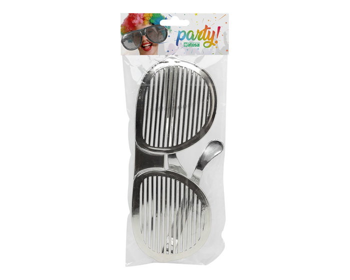 Gafas Plateado Carnaval Con Rejilla Mujer Adulto Para Fiestas y Disfraces Gafas Plateado Carnaval Con Rejilla Mujer Adulto Para Fiestas y Disfraces