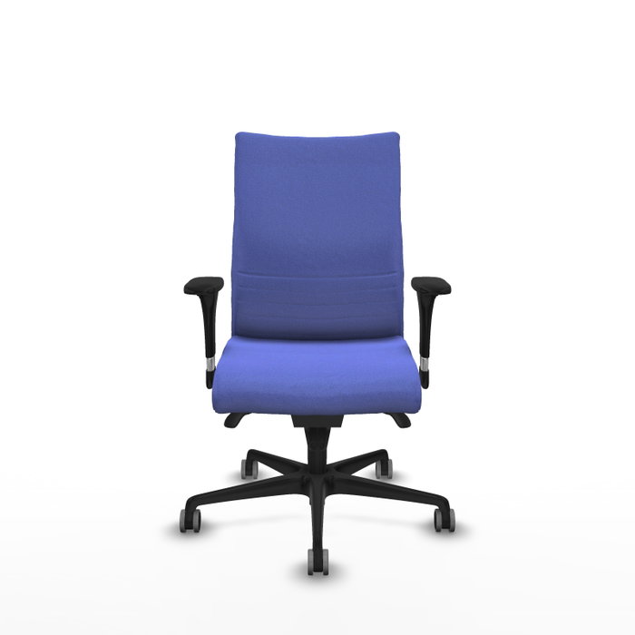 PIQUERAS Y CRESPO Silla Albacete confidente con mecanismo Sincro, Tela Azul claro PIQUERAS Y CRESPO Silla Albacete confidente con mecanismo Sincro, Tela Azul claro