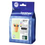 Brother Pack de 4 cartuchos de tinta LC3217VAL (Negro, Cian, Magenta, Amarillo) de alta calidad