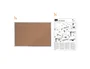 NOBO Tablero de anuncios de corcho Essence con marco de aluminio 180x120 cm