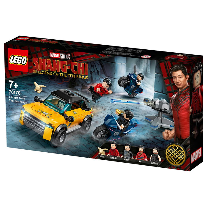LEGO 76176 Marvel Avengers Escape de los Diez Anillos, Set de Construcción con 4 Minifiguras, 321 Piezas, para Niños de 7 a 99 Años