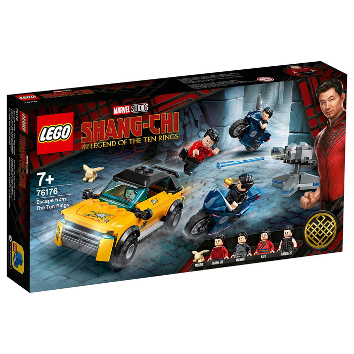 LEGO 76176 Marvel Avengers Escape de los Diez Anillos, Set de Construcción con 4 Minifiguras, 321 Piezas, para Niños de 7 a 99 Años