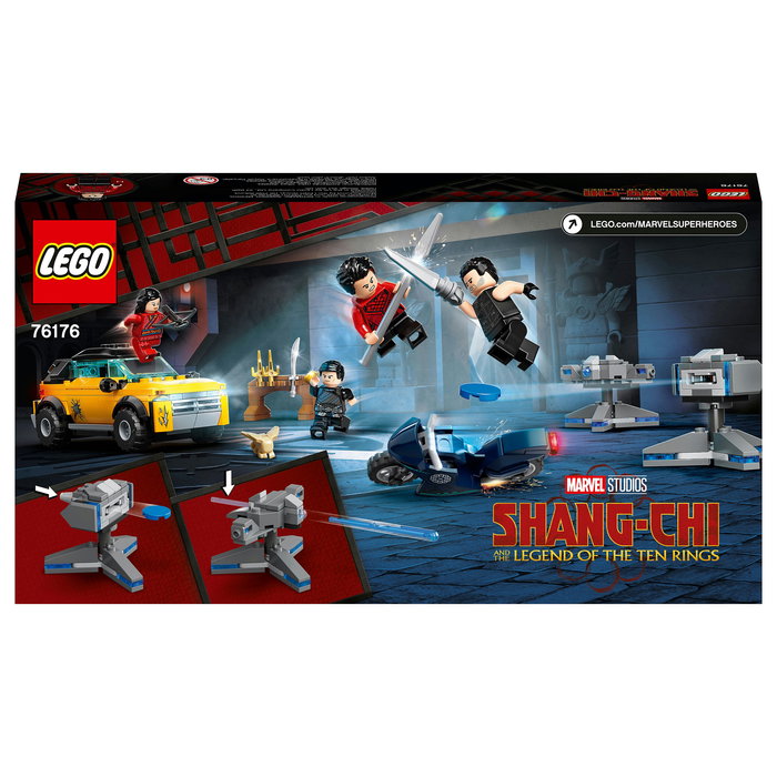 LEGO 76176 Marvel Avengers Escape de los Diez Anillos, Set de Construcción con 4 Minifiguras, 321 Piezas, para Niños de 7 a 99 Años