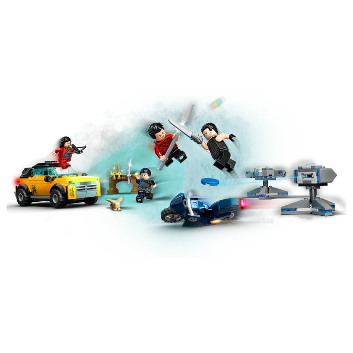 LEGO 76176 Marvel Avengers Escape de los Diez Anillos, Set de Construcción con 4 Minifiguras, 321 Piezas, para Niños de 7 a 99 Años