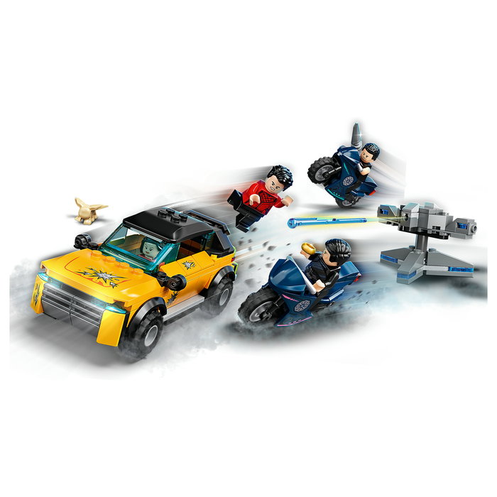 LEGO 76176 Marvel Avengers Escape de los Diez Anillos, Set de Construcción con 4 Minifiguras, 321 Piezas, para Niños de 7 a 99 Años