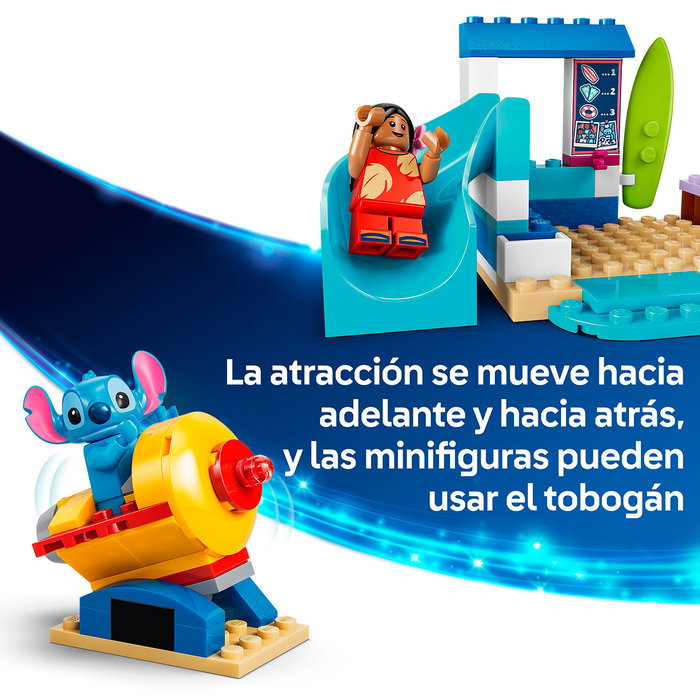LEGO Disney Lilo & Stitch Diversión en la Playa 43296 - Juguete de Construcción +4 años (113 piezas)