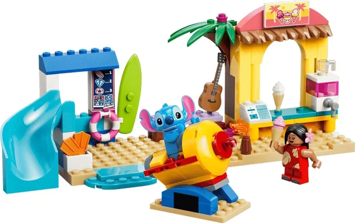 LEGO Disney Lilo & Stitch Diversión en la Playa 43296 - Juguete de Construcción +4 años (113 piezas)