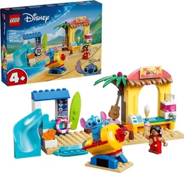 LEGO Disney Lilo & Stitch Diversión en la Playa 43296 - Juguete de Construcción +4 años (113 piezas)