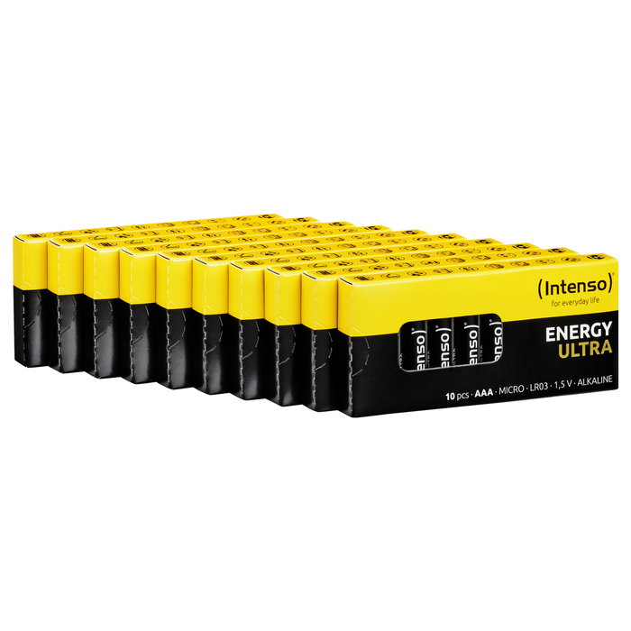 Intenso Pilas Alcalinas AAA LR03 Pack de 100 unidades