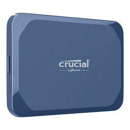 Crucial X10 SSD Portable 1TB USB 3.2 Gen 2x2 Tipo C Azul, 2100 MB/s, IP65, Resistente al Agua y Polvo