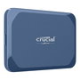 Crucial X10 SSD Portable 1TB USB 3.2 Gen 2x2 Tipo C Azul, 2100 MB/s, IP65, Resistente al Agua y Polvo