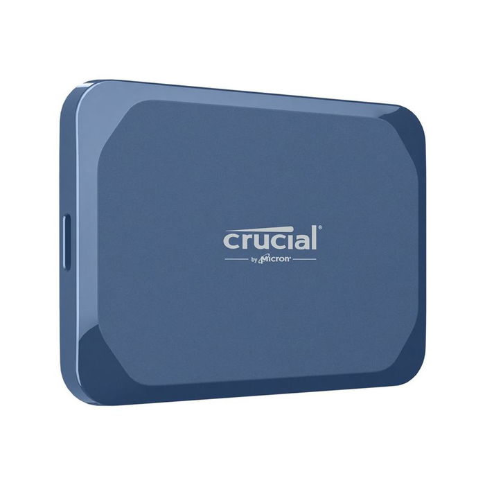 Crucial X10 Portable SSD Externo 1TB, USB 3.2 Gen 2x2, Velocidad hasta 2100 MB/s, Resistente IP65 (Azul Mate)