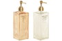 DKD Home Decor Dosificador de Cristal y ABS Surtido de 2 Unidades
