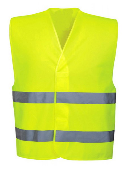 LAMS Chaleco Reflectante de Visibilidad Amarillo Talla Única LAMS Chaleco Reflectante de Visibilidad Amarillo Talla Única