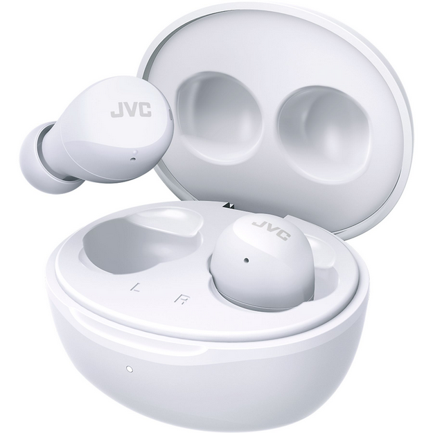 JVC HA-Z66T-A-E Auriculares Inalámbricos Bluetooth Blanco con 23h de Autonomía Resistente IPX4