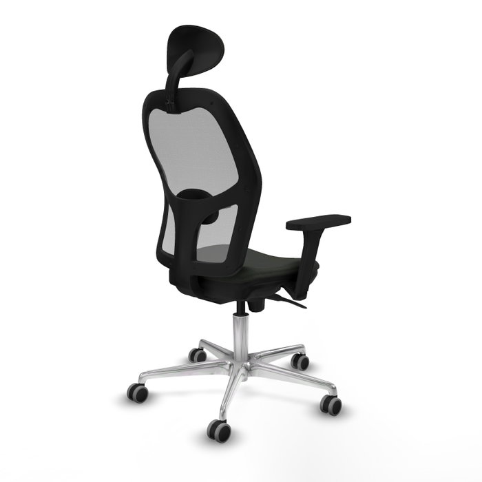 PIQUERAS Y CRESPO Silla de oficina Jorquera con mecanismo Sincro, Negro y Gris