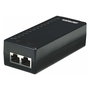 Intellinet Inyector PoE 1 Puerto 48V DC, IEEE 802.3af, para Datos y Alimentación Ethernet, Incluye Adaptador AC, Color Negro