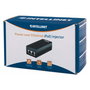 Intellinet Inyector PoE 1 Puerto 48V DC, IEEE 802.3af, para Datos y Alimentación Ethernet, Incluye Adaptador AC, Color Negro