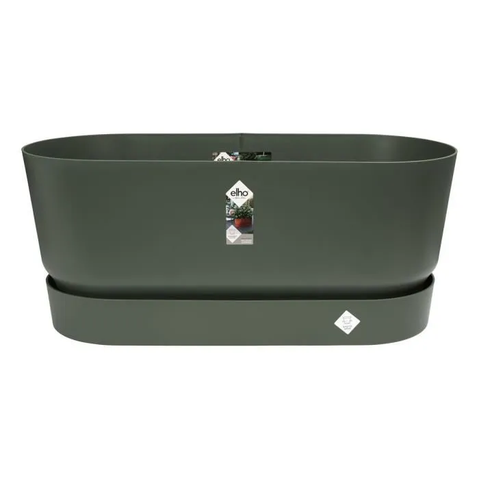 Elho Greenville Terrase 80 Ruedas Jardinera Verde Hoja L 35 x W 78 x H 33,5 cm Elho Greenville Terrase 80 Ruedas Jardinera Verde Hoja L 35 x W 78 x H 33,5 cm