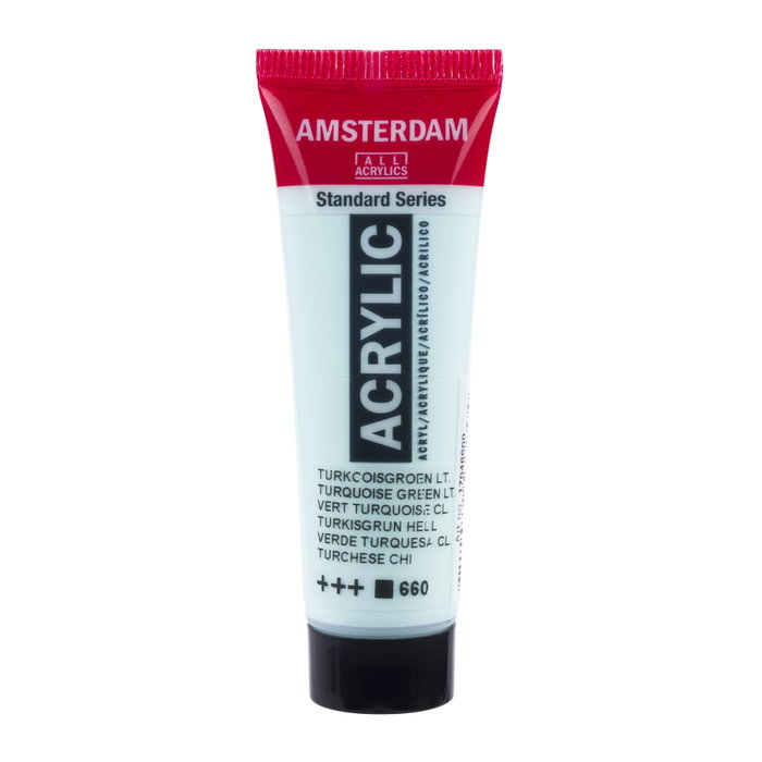 Amsterdam Amsterdam Standard Series Acrílico Verde Turquesa Claro 660 20 ml Amsterdam Amsterdam Standard Series Acrílico Verde Turquesa Claro 660 20 ml