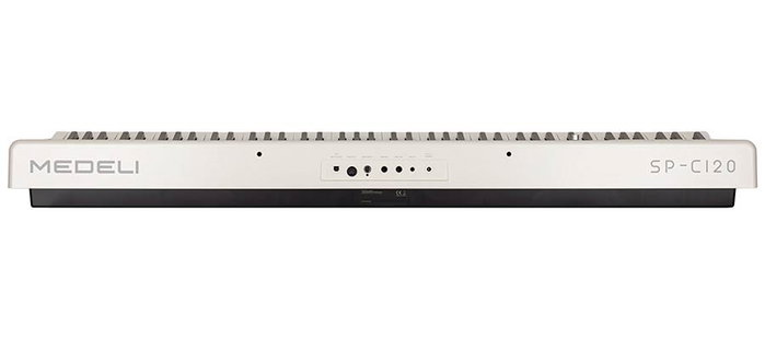Medeli SP-C120/WH Piano de Escenario 88 Teclas Acción de Martillo Blanco Medeli SP-C120/WH Piano de Escenario 88 Teclas Acción de Martillo Blanco