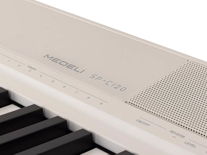 Medeli SP-C120/WH Piano de Escenario 88 Teclas Acción de Martillo Blanco Medeli SP-C120/WH Piano de Escenario 88 Teclas Acción de Martillo Blanco