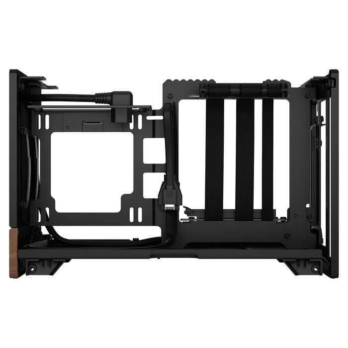 Fractal Design Terra Grafito Caja de PC Small Form Factor Mini-ITX Aluminio, Nuez 10.4L