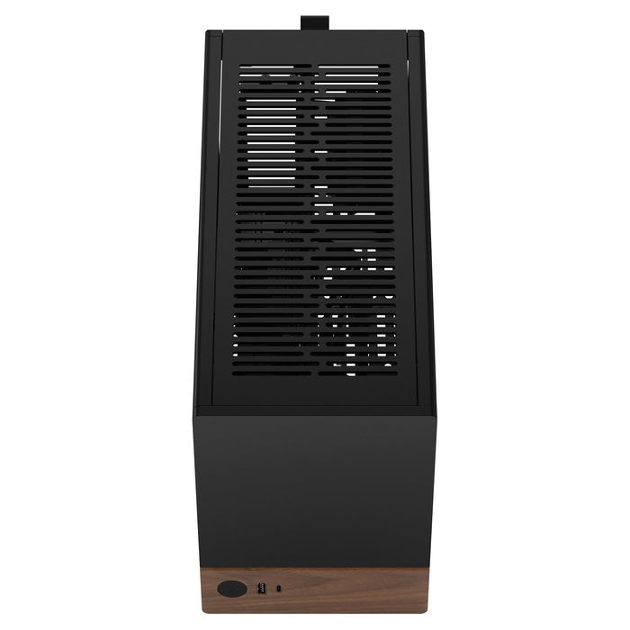 Fractal Design Terra Grafito Caja de PC Small Form Factor Mini-ITX Aluminio, Nuez 10.4L