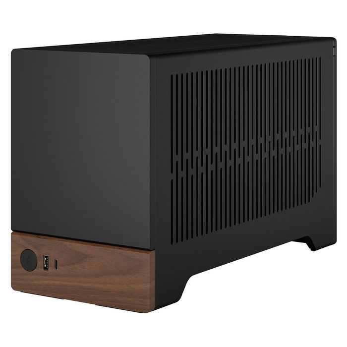 Fractal Design Terra Grafito Caja de PC Small Form Factor Mini-ITX Aluminio, Nuez 10.4L