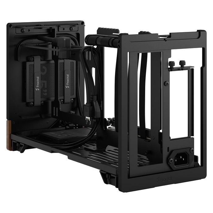 Fractal Design Terra Grafito Caja de PC Small Form Factor Mini-ITX Aluminio, Nuez 10.4L