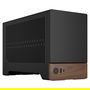 Fractal Design Terra Grafito Caja de PC Small Form Factor Mini-ITX Aluminio, Nuez 10.4L