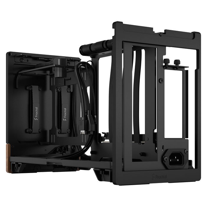 Fractal Design Terra Grafito Caja de PC Small Form Factor Mini-ITX Aluminio, Nuez 10.4L