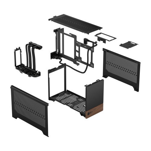 Fractal Design FD-C-TER1N-01 Caja de PC SFF Terra Grafito Aluminio y Nogal 218x153x343mm
