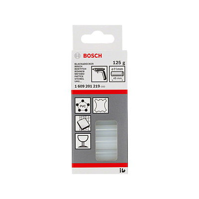 Bosch Barras de pegamento caliente transparentes