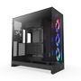 NZXT H9 Flow RGB All Black Midi Tower Case