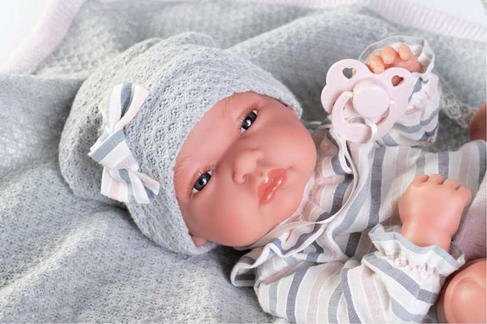 Antonio Juan Muñeca bebé recién nacida con toquilla Baby Toneta 33 cm, modelos surtidos